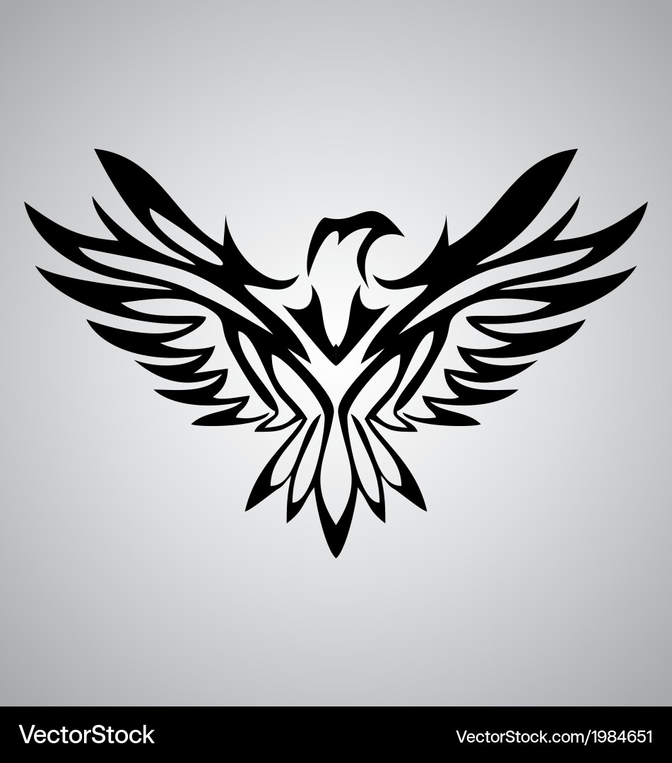Tribal eagle Royalty Free Vector Image - VectorStock