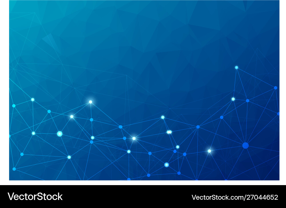 Abstract line background connection concept Vector Image
