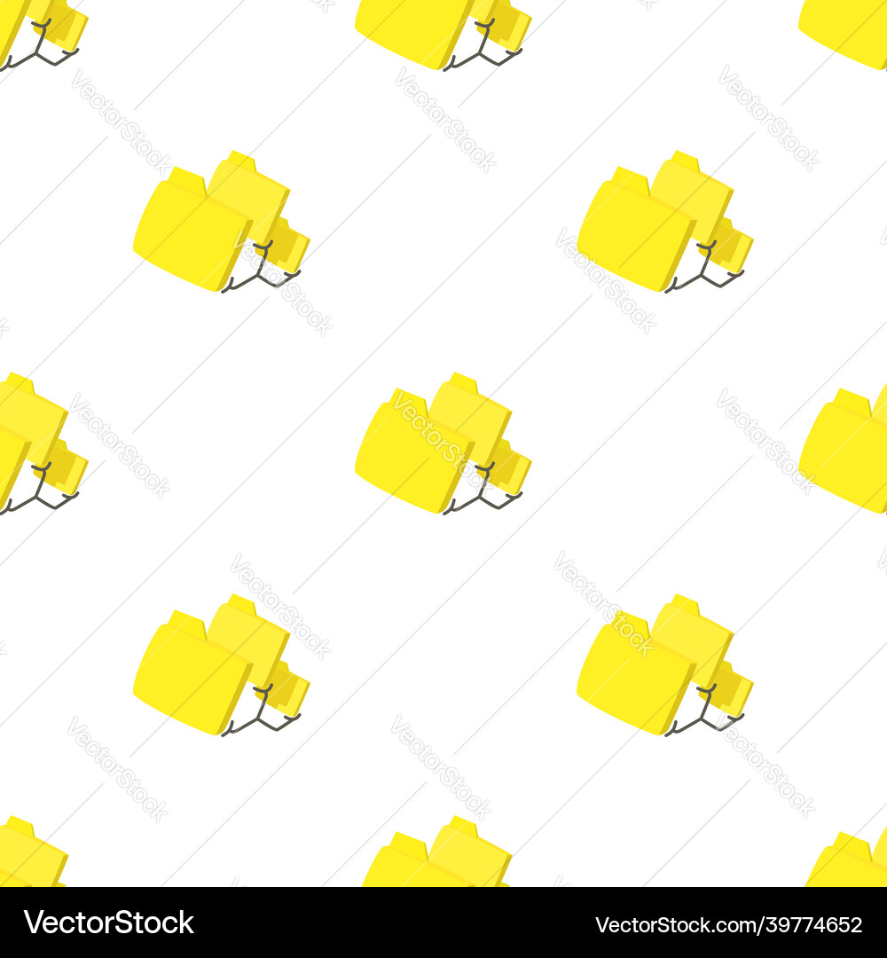 Folded database pattern seamless vector image