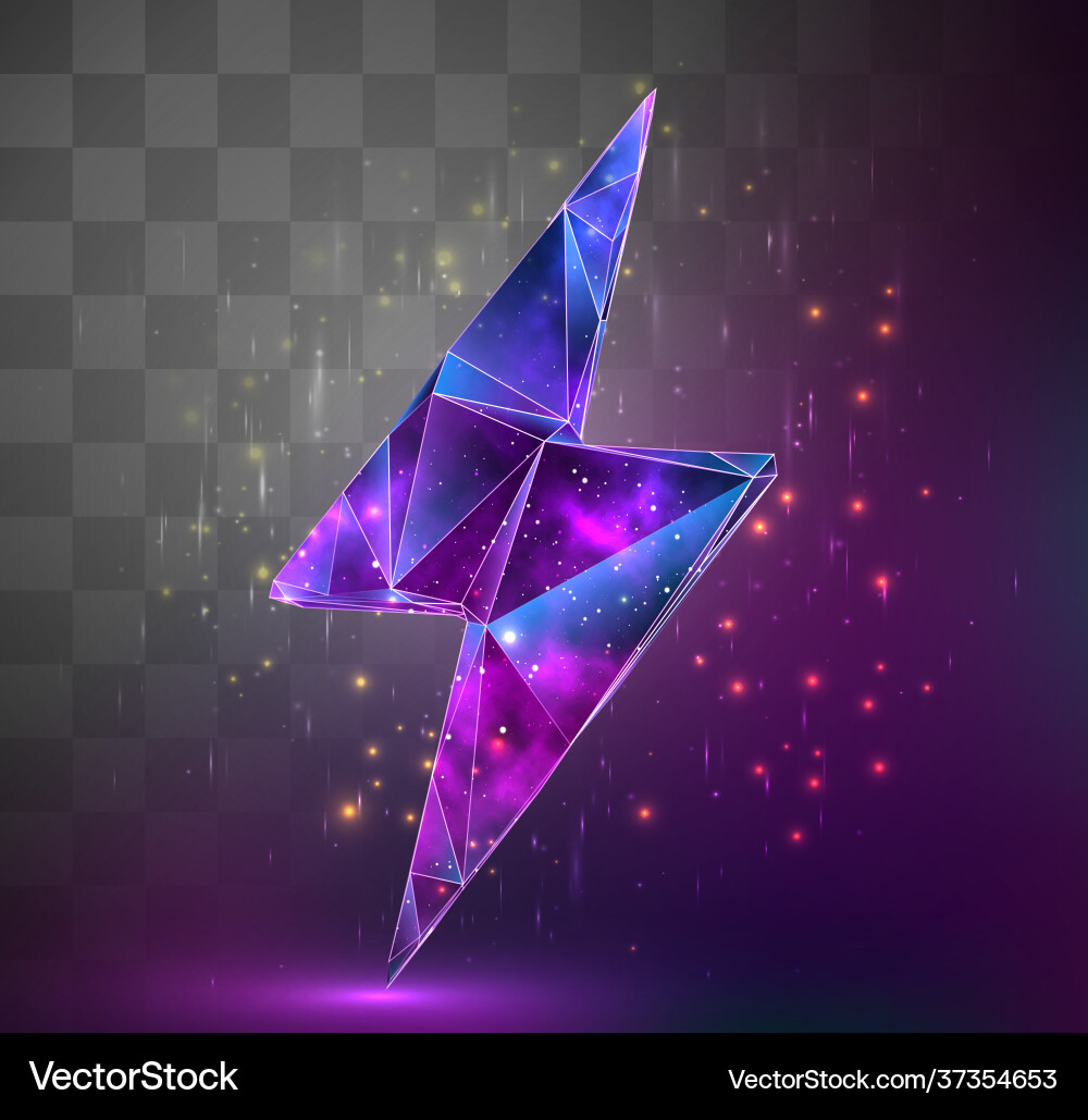 3d object on square mosaic background space vector image