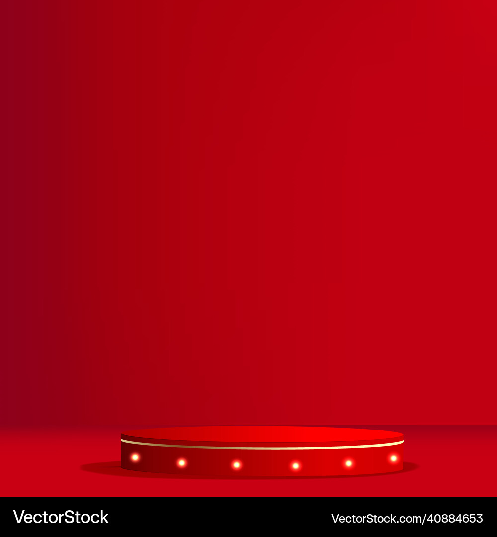 Abstract background with red color geometric 3d Abstract background with red color geometric 3d Vector Image
