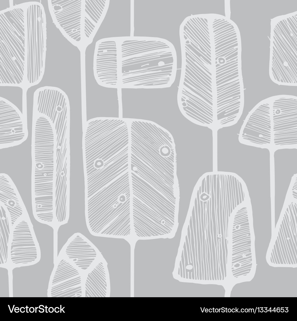 Abstract Tree Pattern vector image