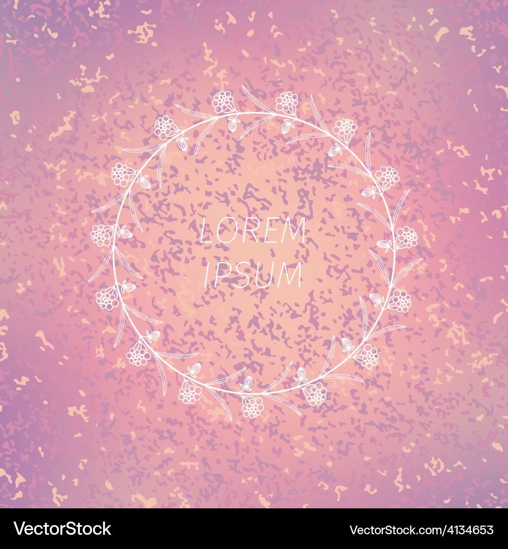 Blur background with frame Vector Image