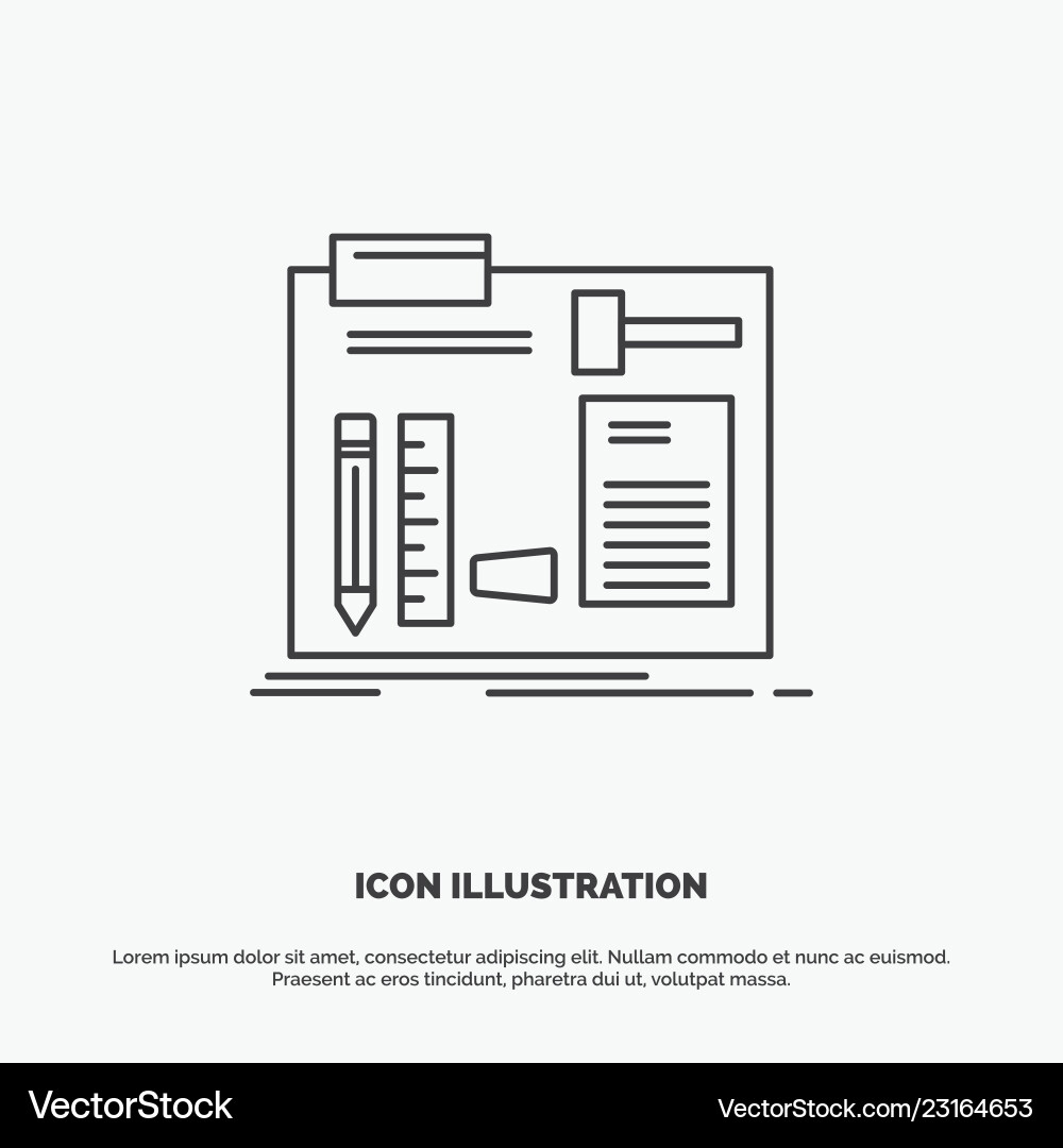 Build construct diy engineer workshop icon line Build construct diy engineer workshop icon line Vector Image