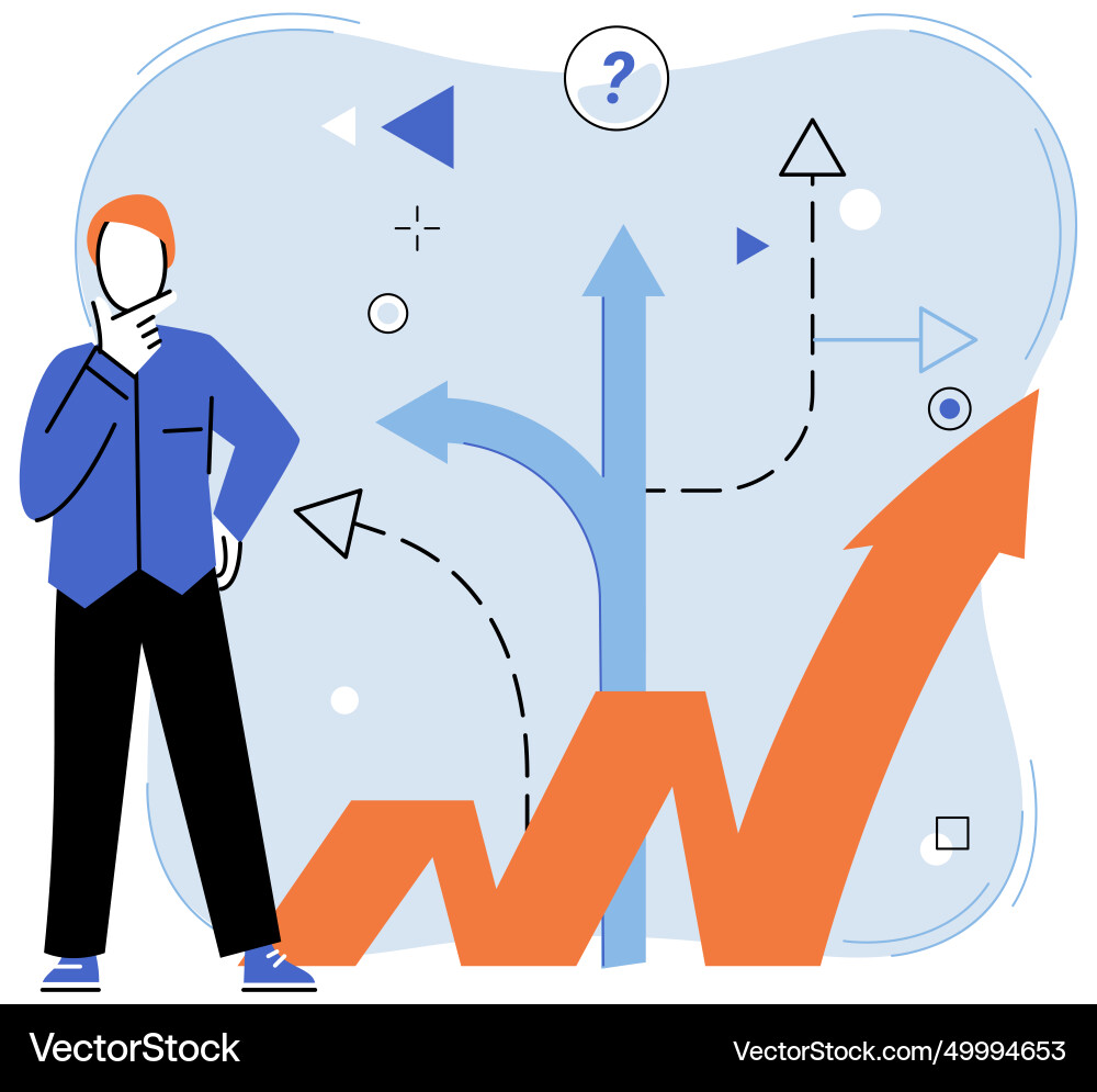 Decision the completion tasks and projects Vector Image