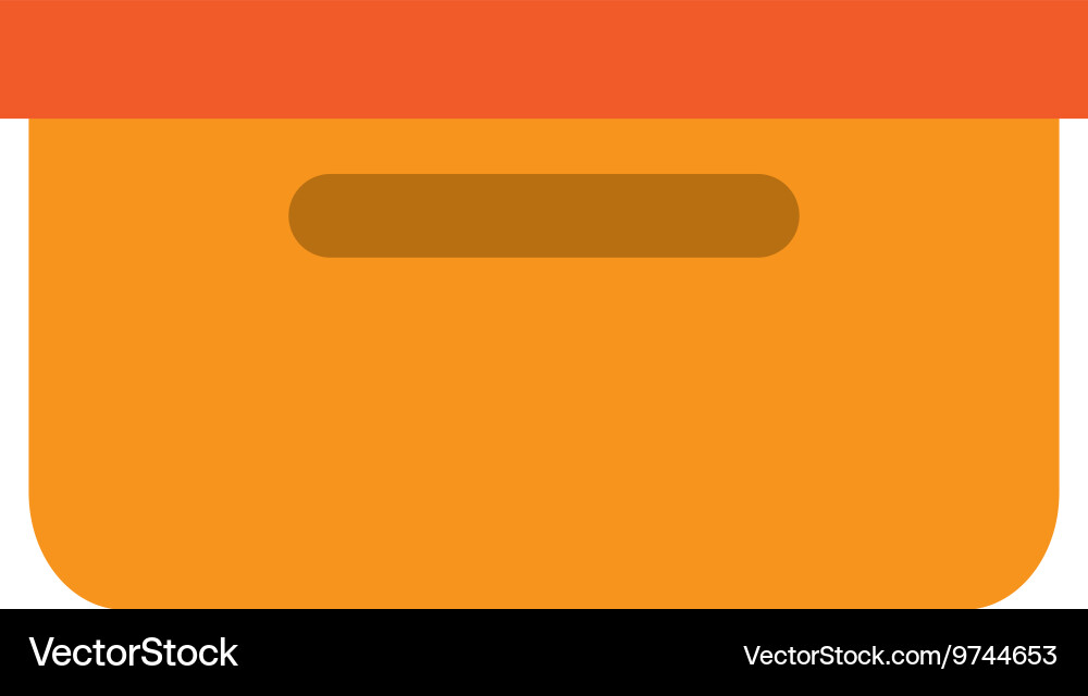 Folder container file icon Vector Image