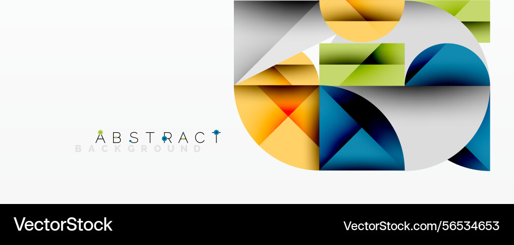 Geometric shapes overlap creating vibrant Geometric shapes overlap creating vibrant vector image