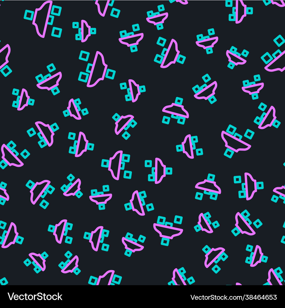 Line filter setting icon isolated seamless pattern Line filter setting icon isolated seamless pattern vector image