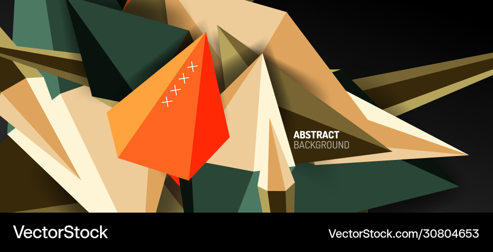 Trendy simple triangle abstract background Trendy simple triangle abstract background vector image