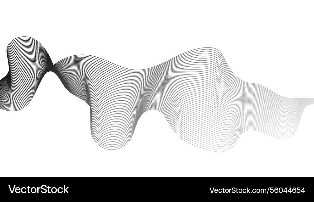 Abstract backdrop with grey wave gradient lines Abstract backdrop with grey wave gradient lines vector image