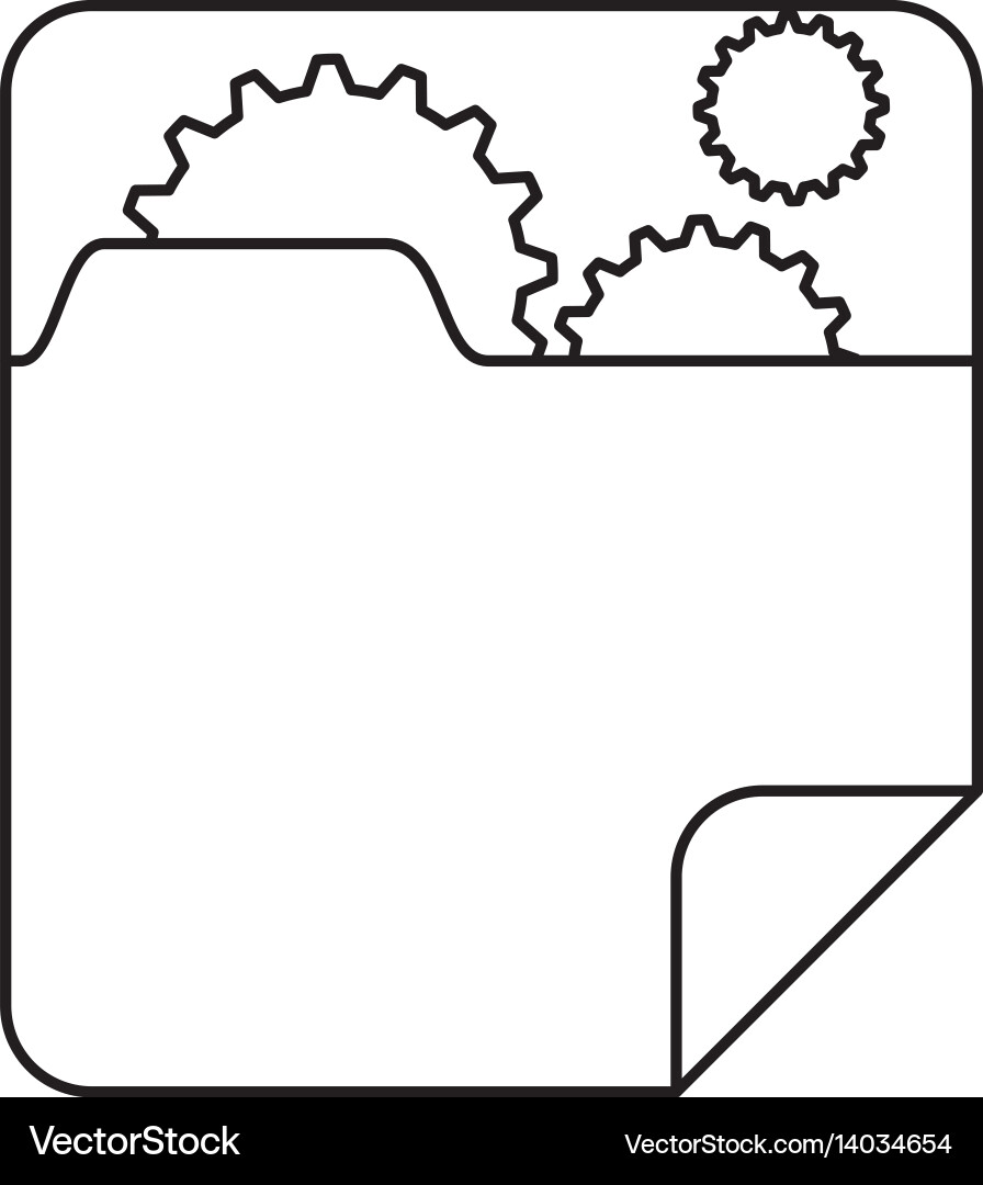 Browser web interface vector image