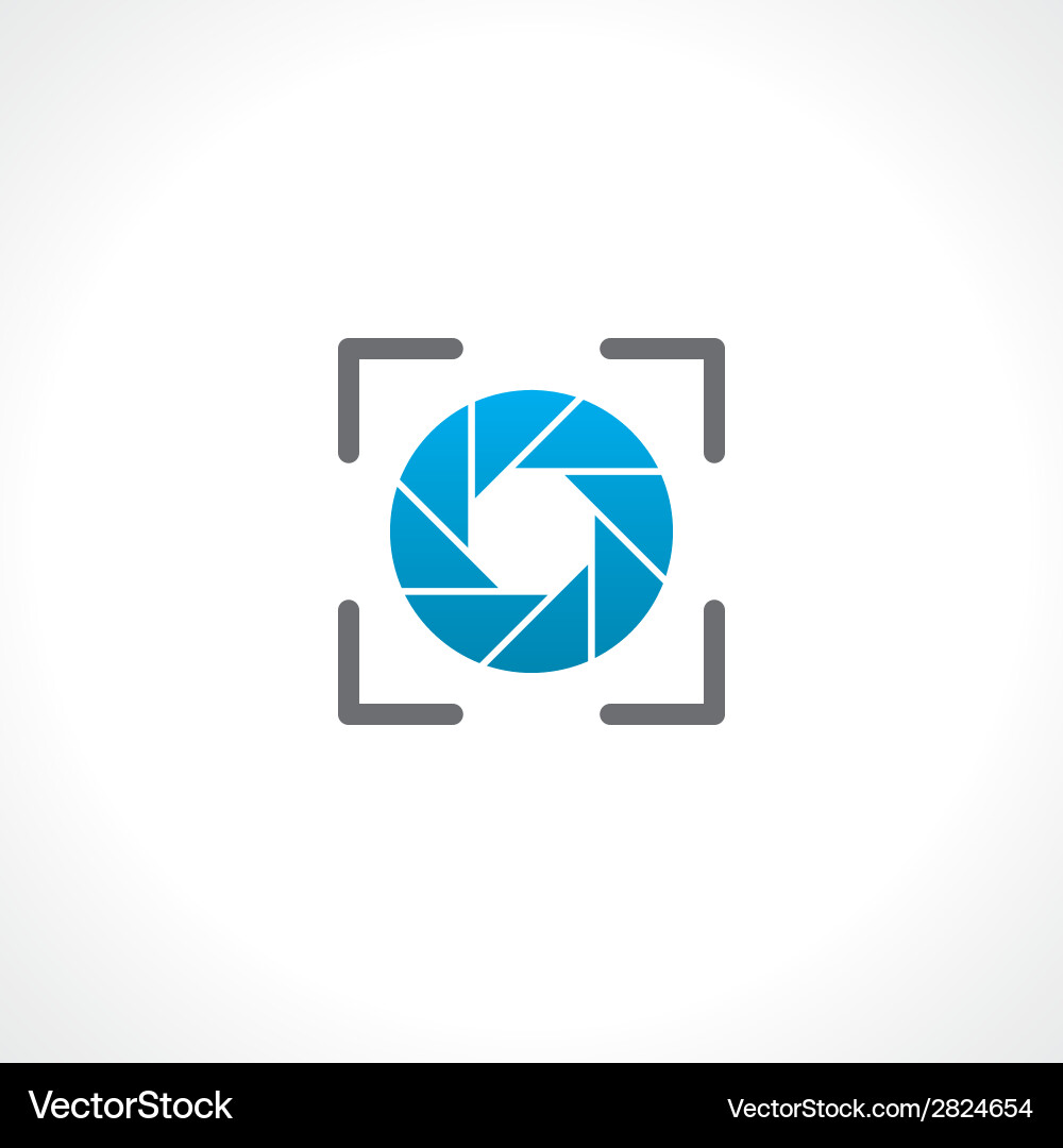 Camera Shutter Icon vector image