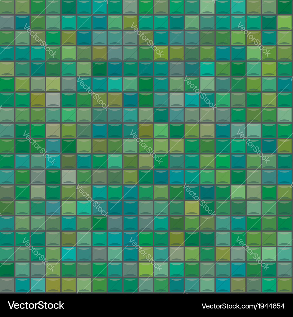 Colored Mosaic Tile Pattern vector image