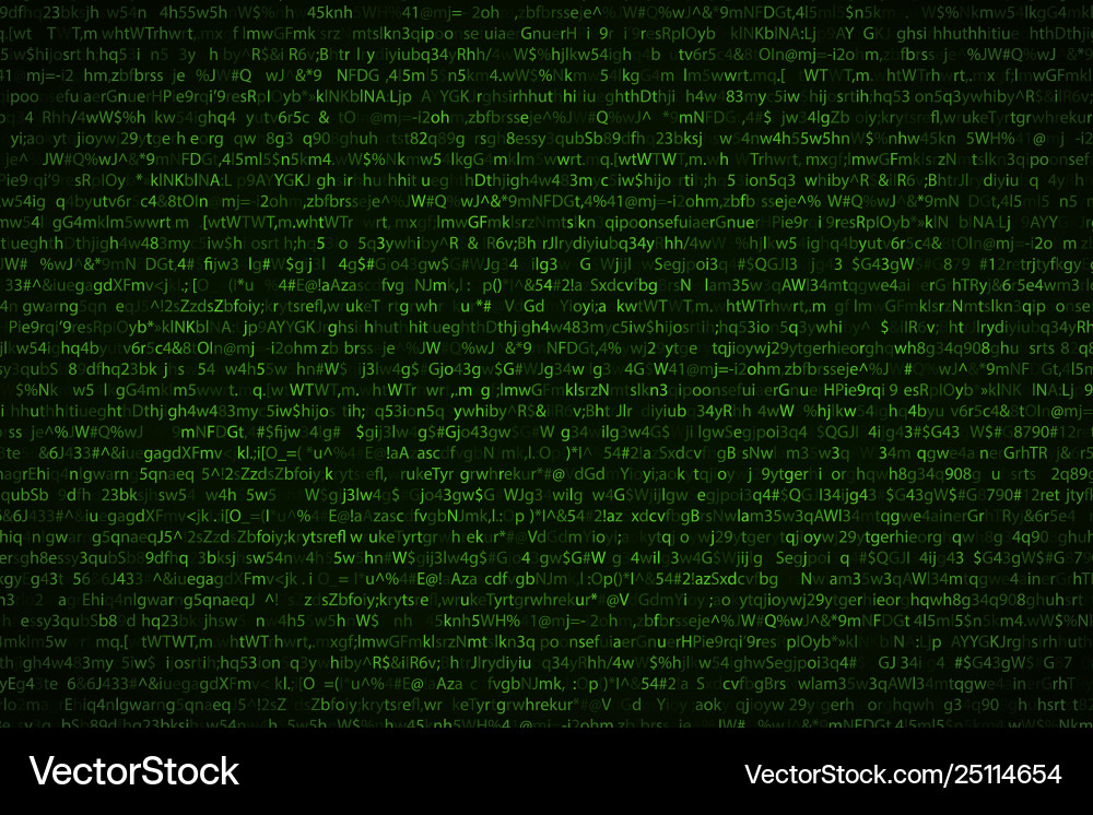 Complex Crypto Data Stream vector image