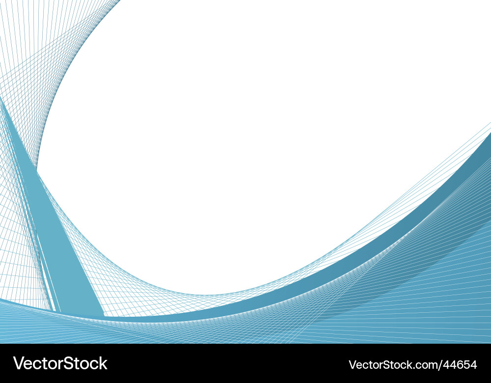 Dynamic Curves Background Vector Image