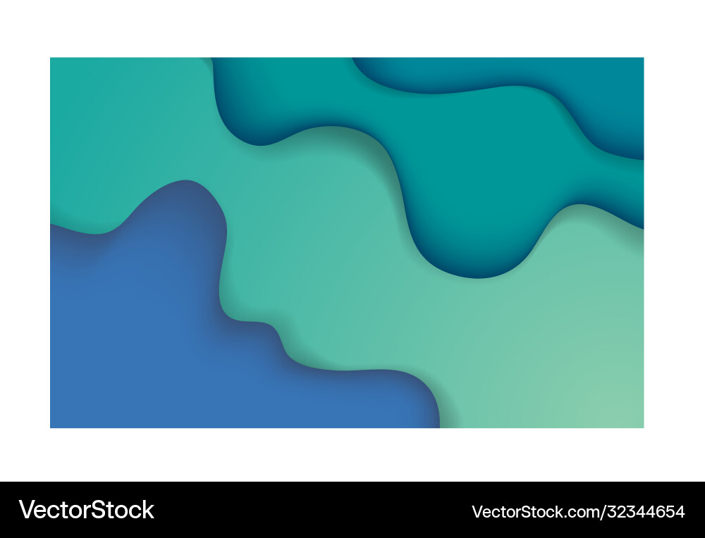 Green fluid abstract background minimal multi Green fluid abstract background minimal multi vector image