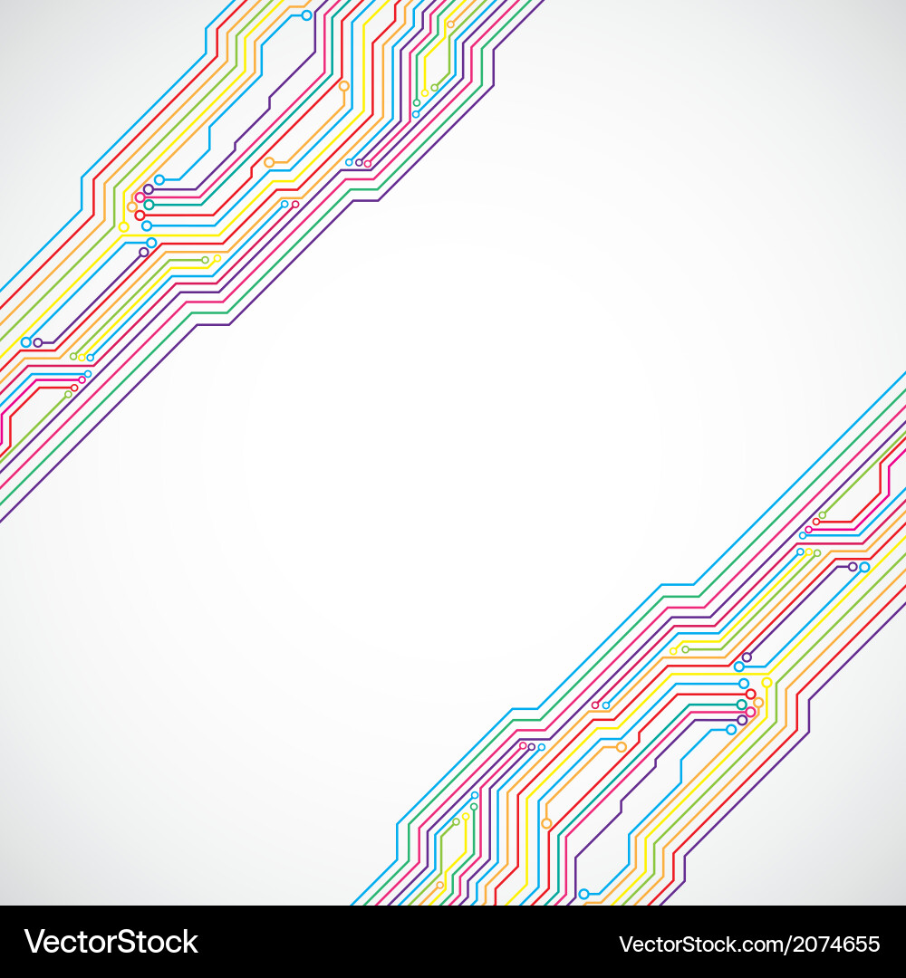 Circuit board texture Vector Image