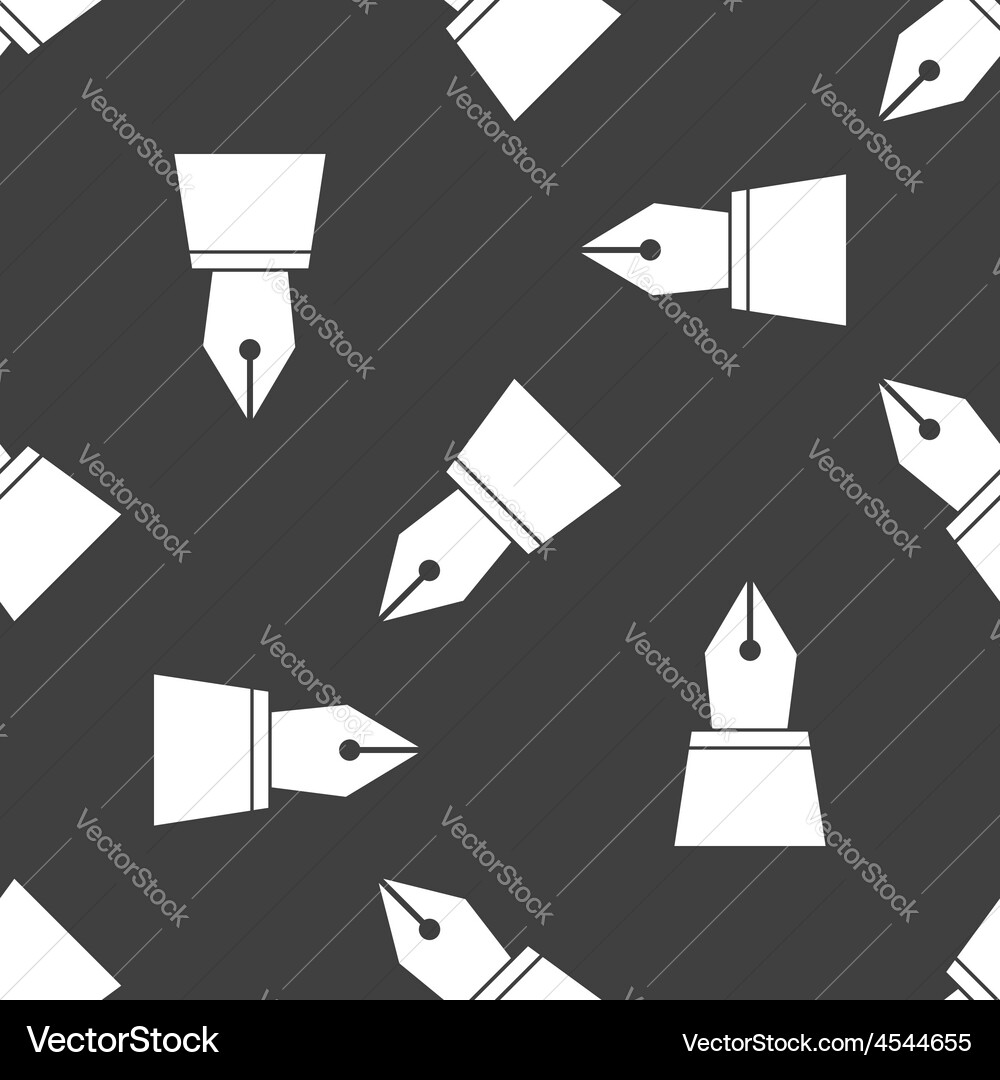 Nib pattern vector image