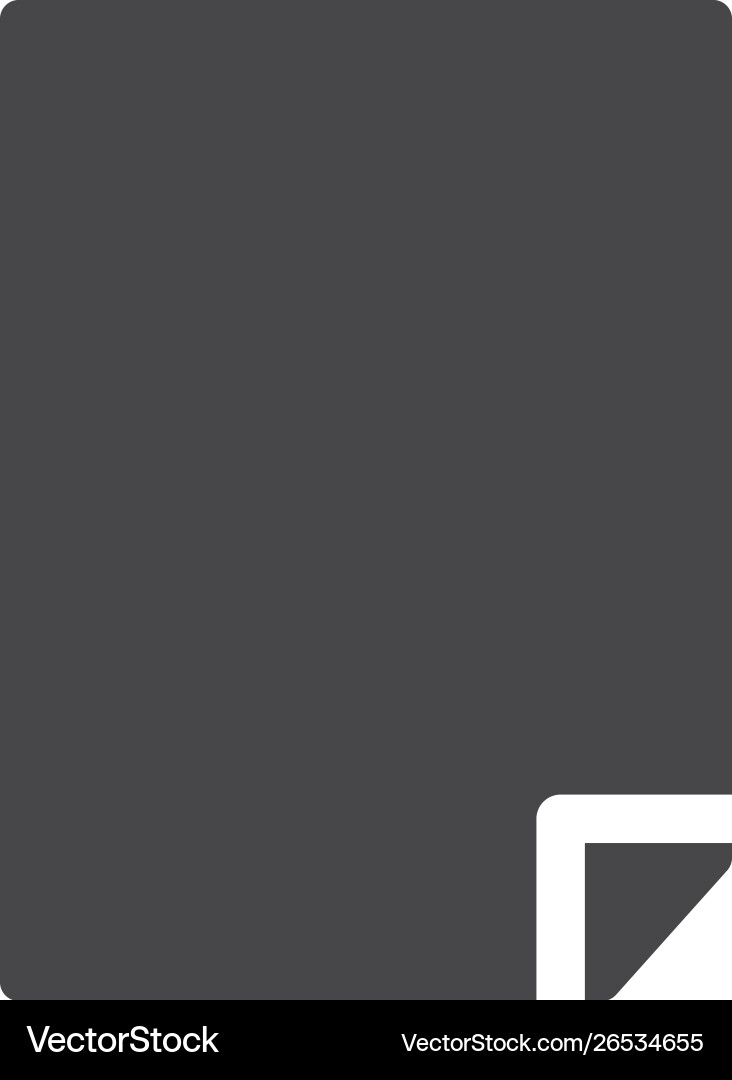 Paper icon simple sign for web site and mobile app vector image