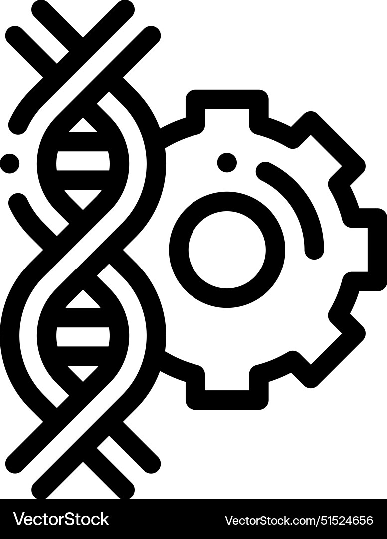 Biomaterials icon thin linear style design Vector Image