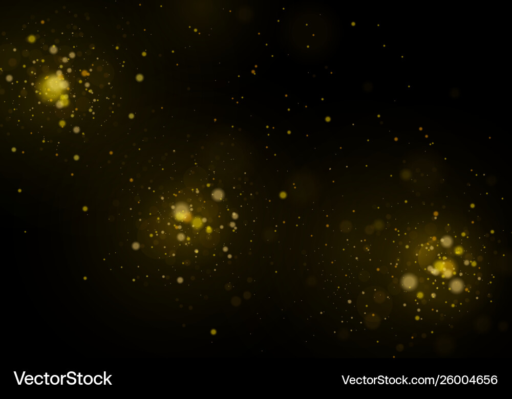 Bokeh effect sparkling vector image