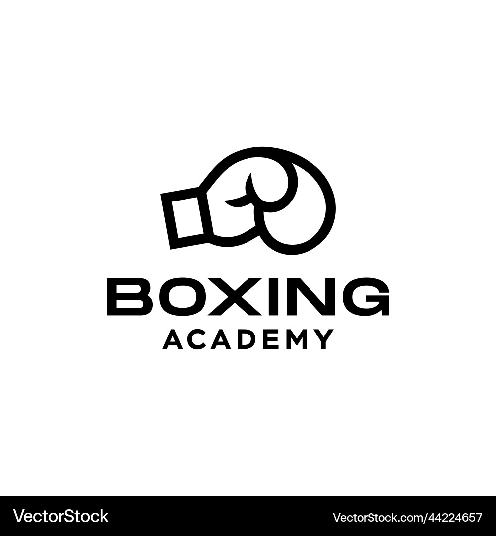 Boxen Fitnesshandschuh Logo Icon Design für Sportsymbol Boxen Fitnesshandschuh Logo Icon Design für Sportsymbol vektorbild