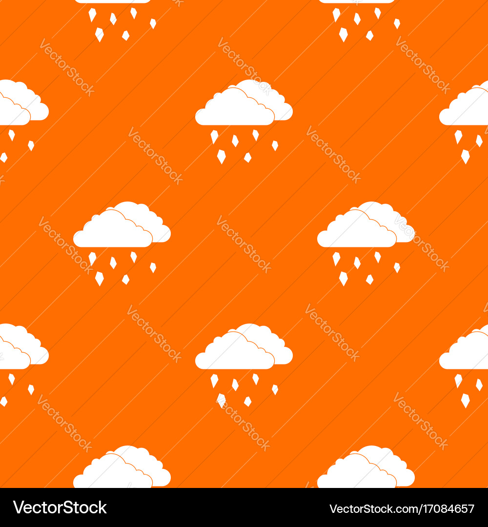 Clouds and hail pattern seamless vector image