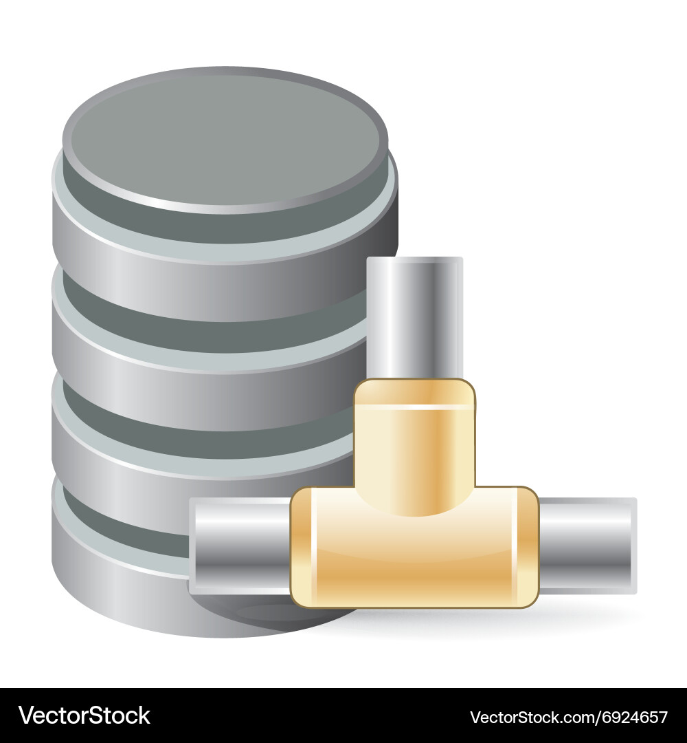 Database Vector Image