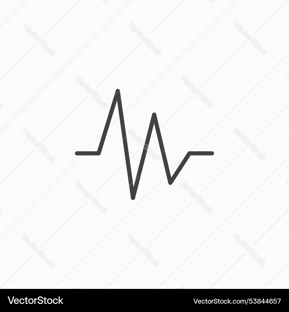 Pulse icon set Vector Image