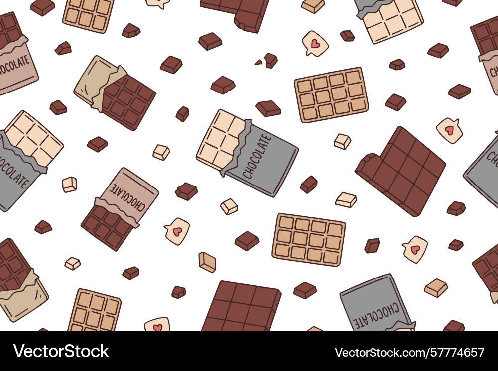 Seamless pattern of bars and pieces different Seamless pattern of bars and pieces different Vector Image