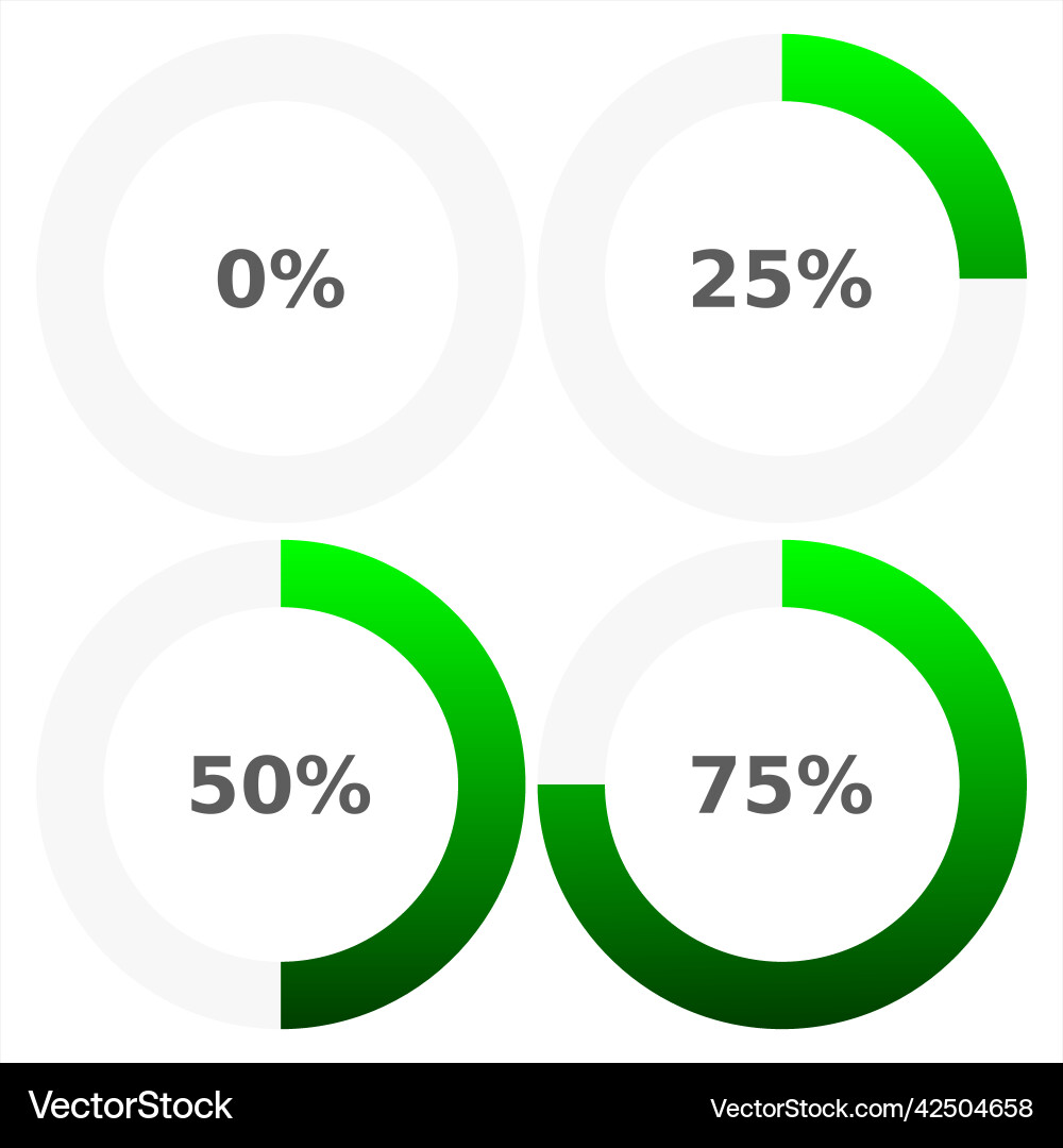 Abstract composition loading bar element icon Vector Image