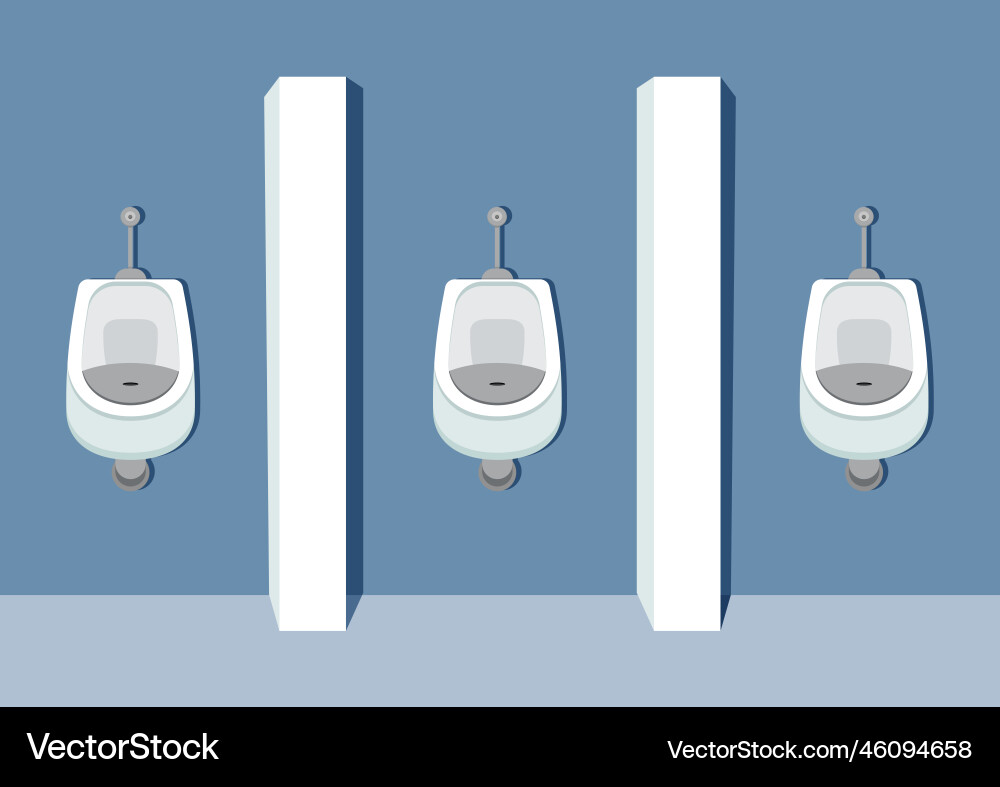 Men urinal bowl clipart toilet Men urinal bowl clipart toilet vector image