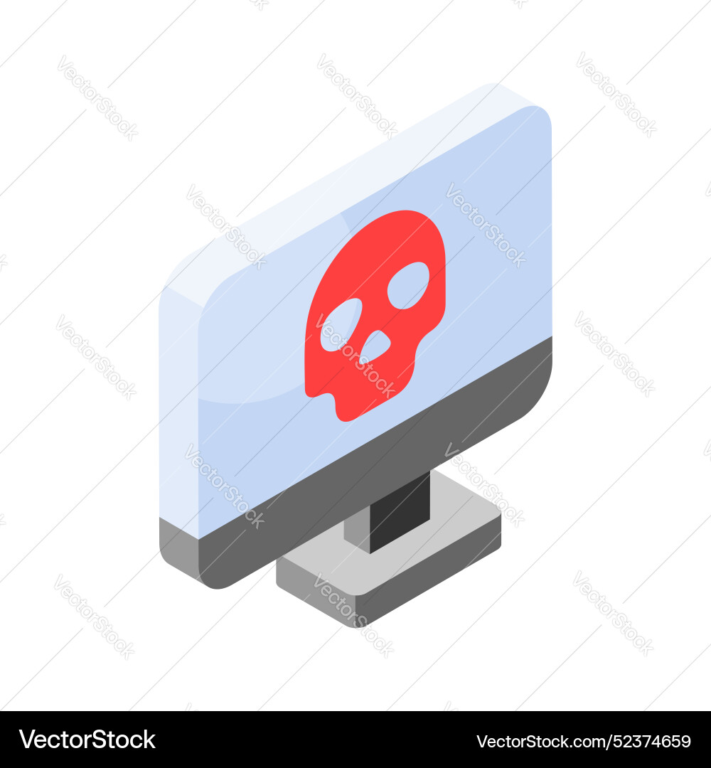 Get this amazing icon of computer hacking Vector Image