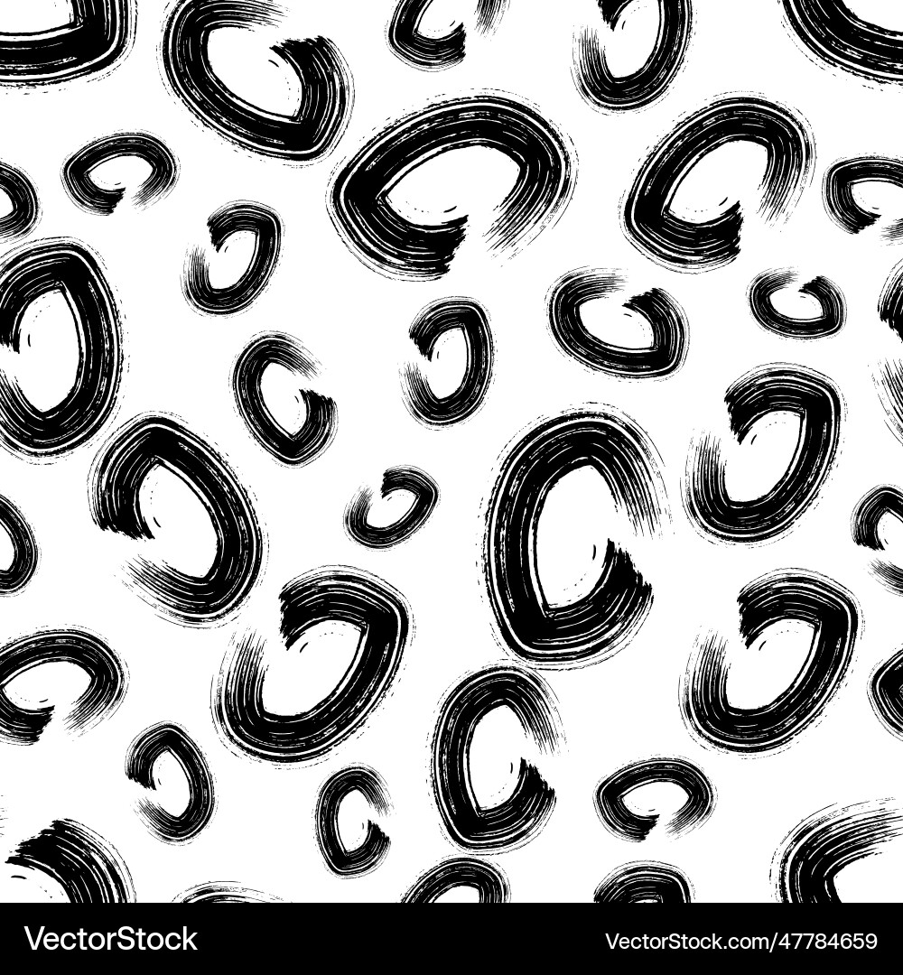Seamless pattern with sketch circles shape Seamless pattern with sketch circles shape Vector Image