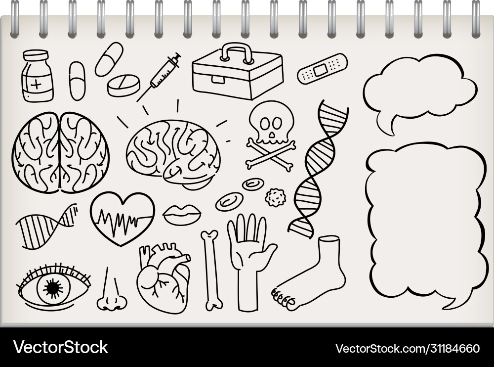 A note from science class Vector Image