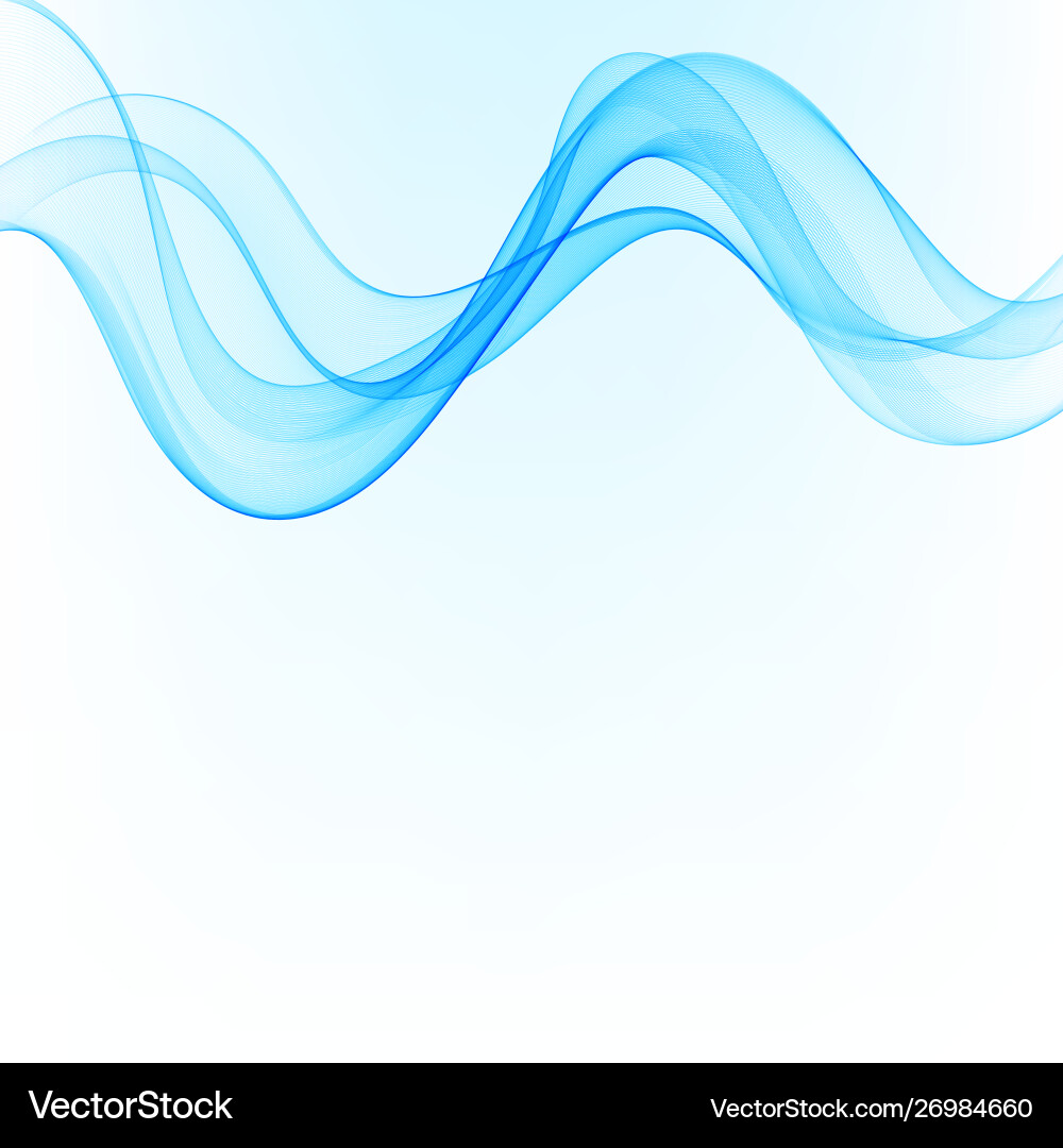 Abstrakte Farbwelle Design Element blau Abstrakte Farbwelle Design Element blau Vektorbild