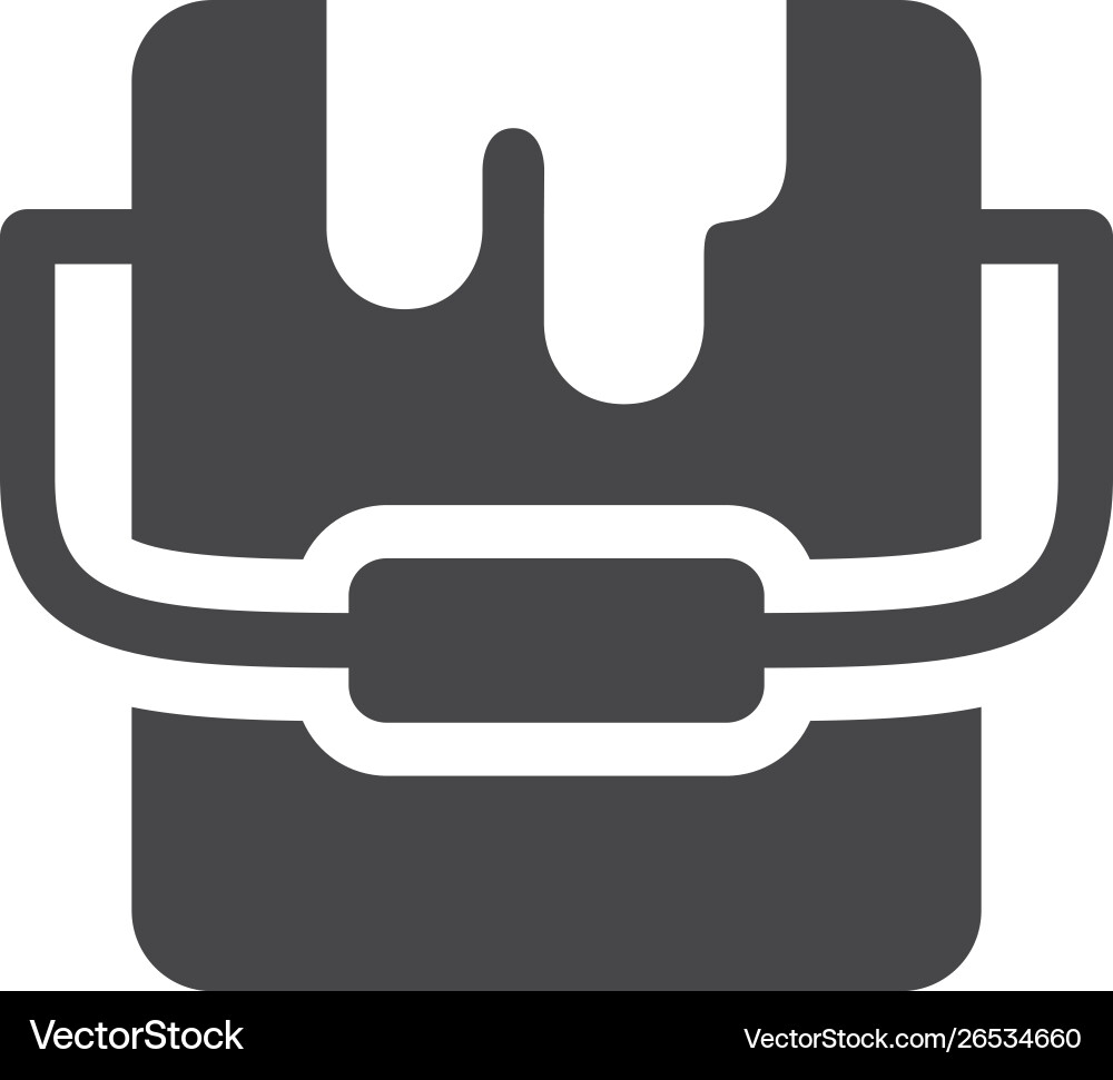 Paint can icon simple sign for web site vector image