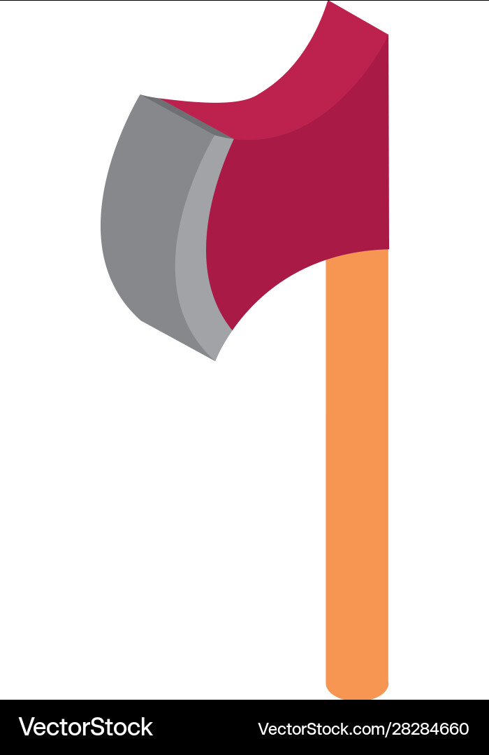 Rustic Farm Axe Icon Vector Image