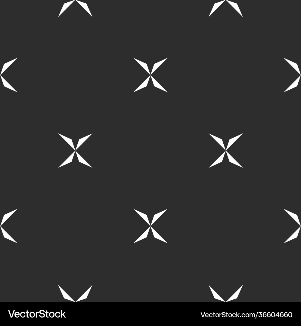 Stars with sharp edges on a black background Vector Image