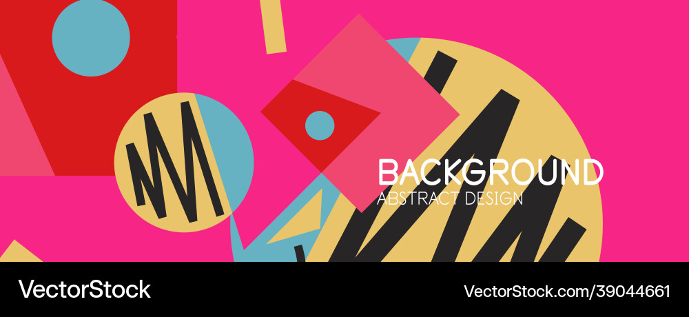 Abstract background with blocks lines geometric Abstract background with blocks lines geometric vector image