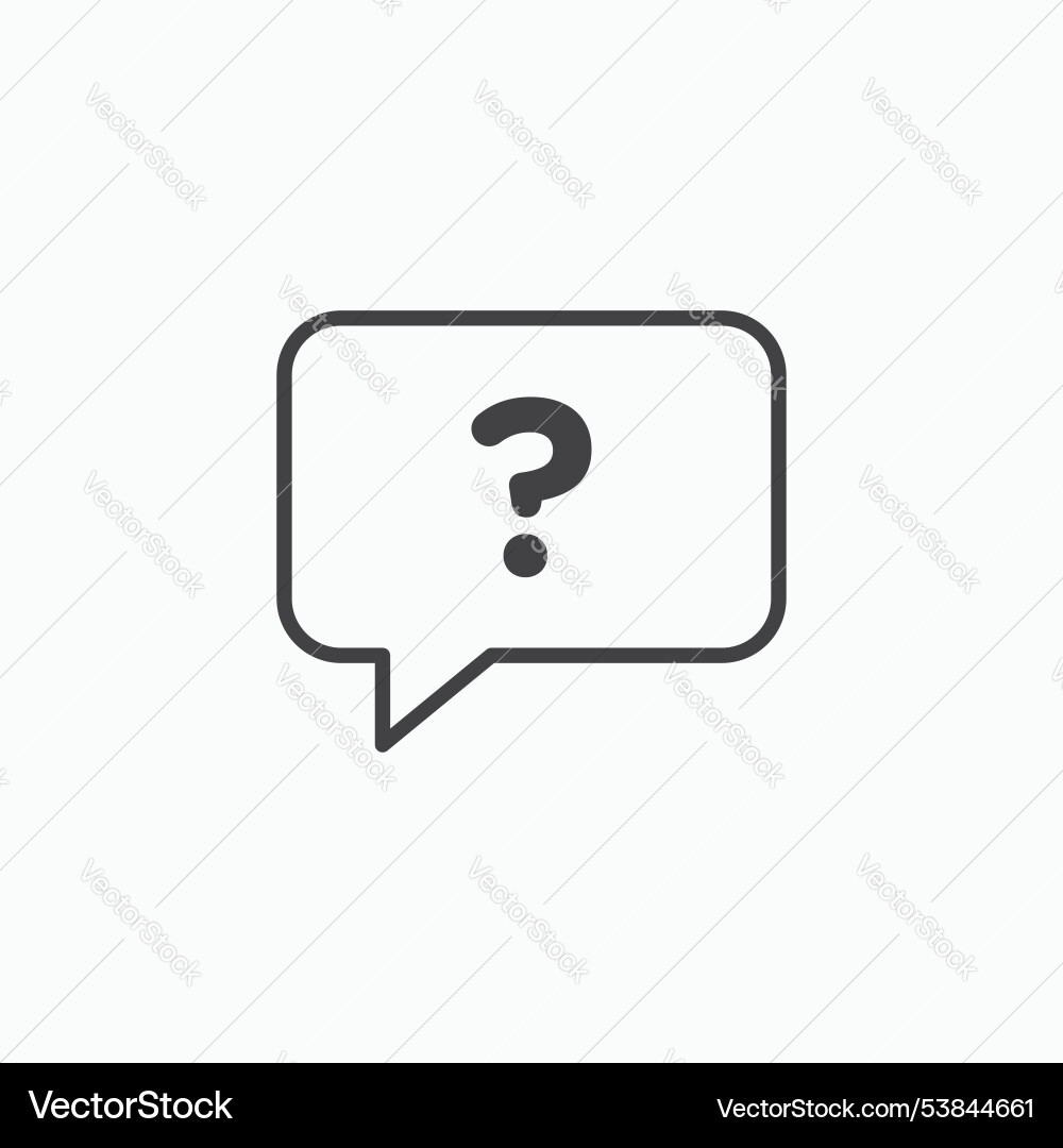 Question icon set Vector Image