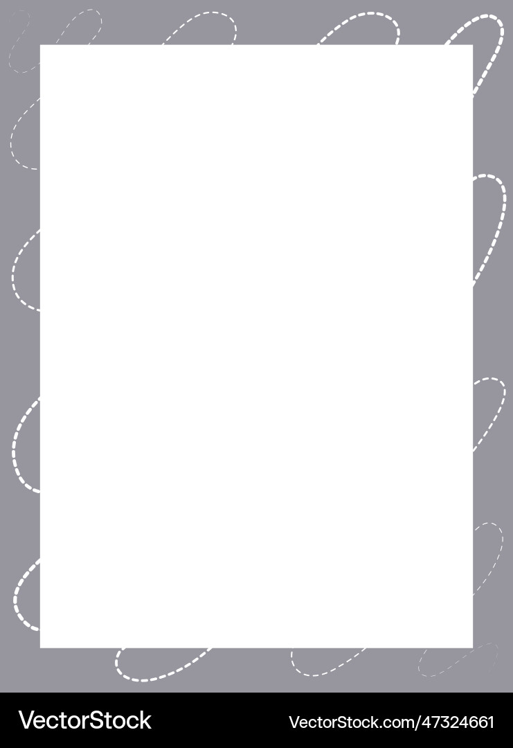 Rectangular frame on a white background Vector Image