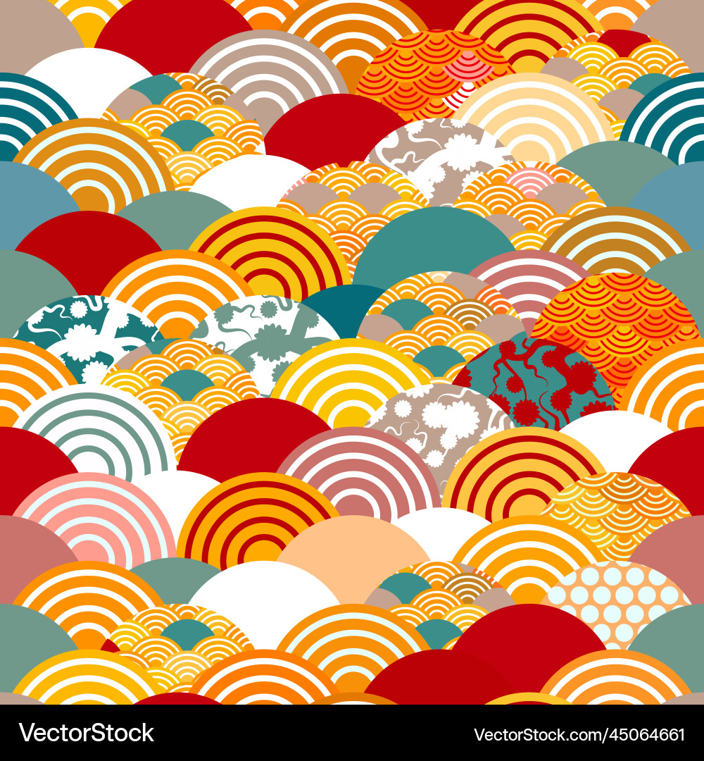 Seamless pattern scales simple nature background Seamless pattern scales simple nature background vector image