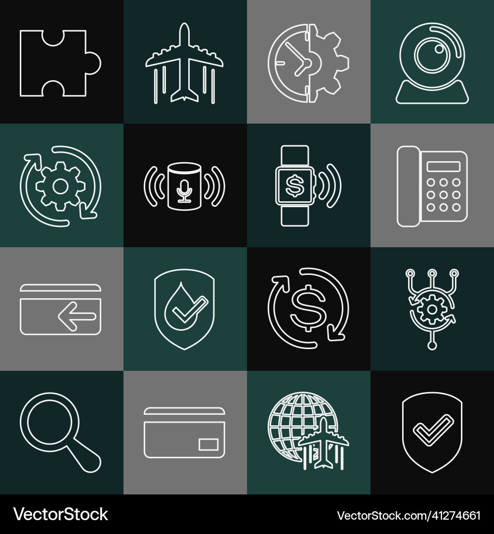 Set line shield with check mark algorithm Set line shield with check mark algorithm Vector Image