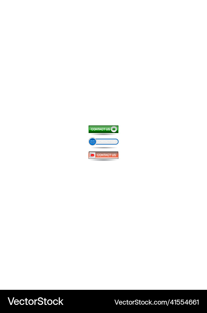 Set of website buttons vector image