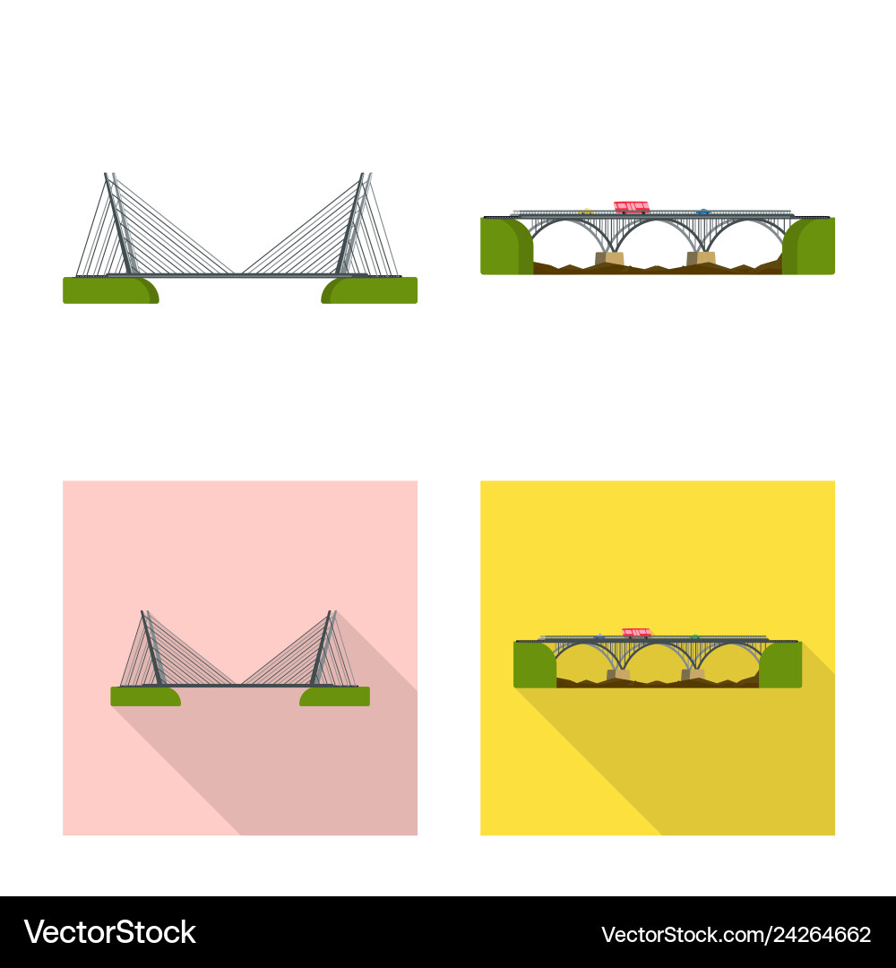 Isolated object of connection and design logo vector image