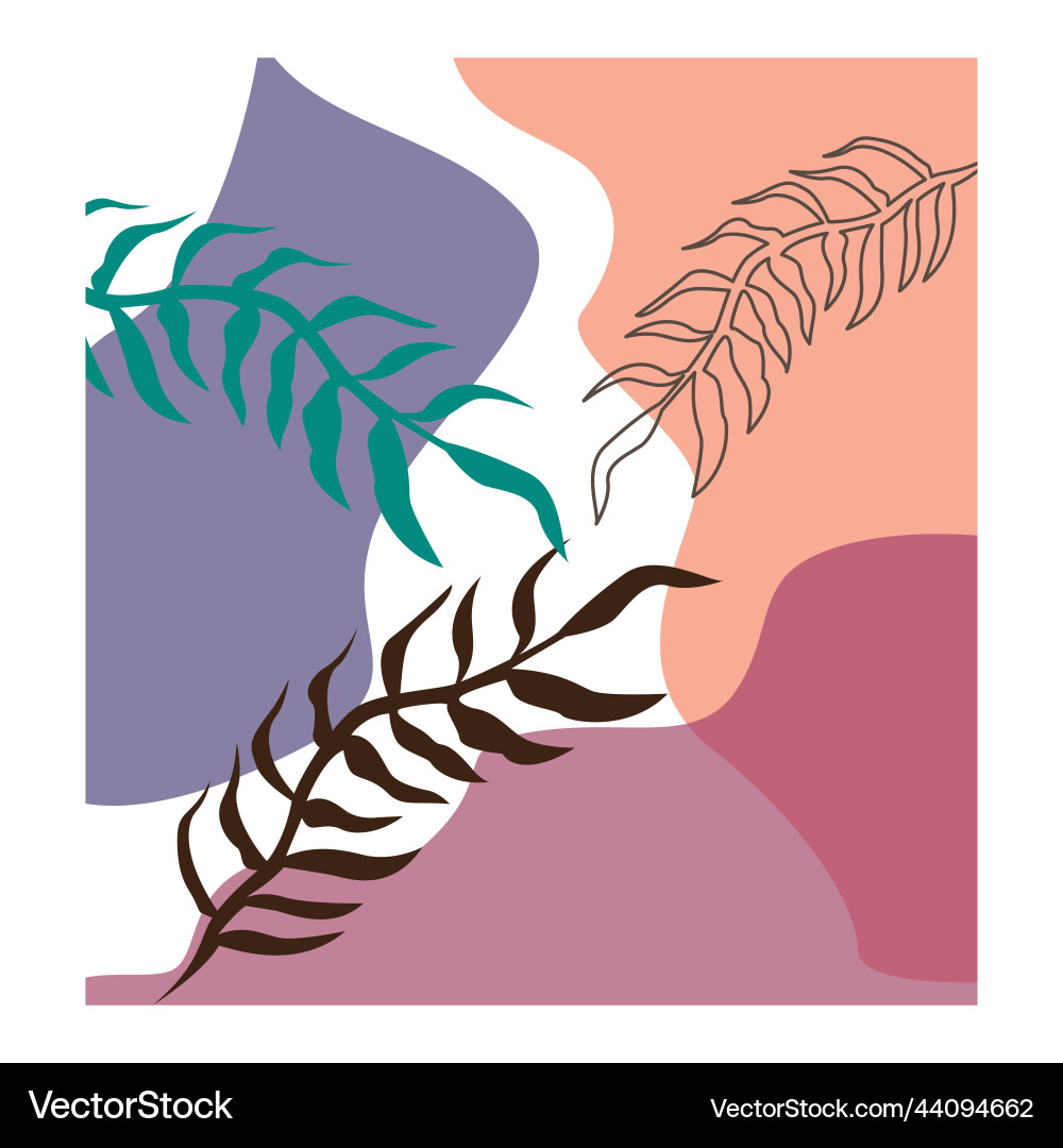 Leaf element abstract background nature design Leaf element abstract background nature design vector image