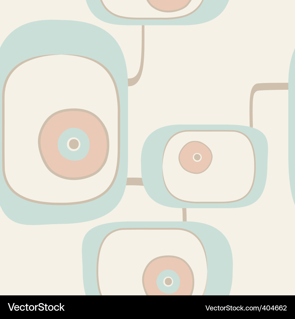 Retro Geometric Pattern Background vector image
