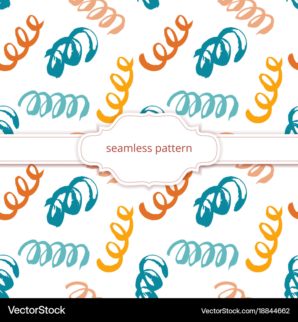 Seamless pattern abstract background vector image