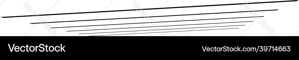 3d straight parallel dynamic irregular lines vector image
